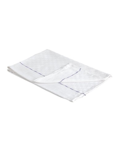 Torchon de service Vogue blanc/bleu - 71x45 cm