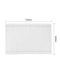Torchon de service Vogue blanc/bleu - 71x45 cm 2