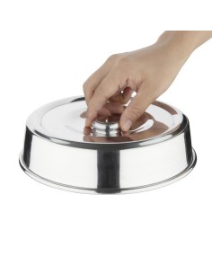 Couvre-assiette en aluminium Vogue 20 cm 2