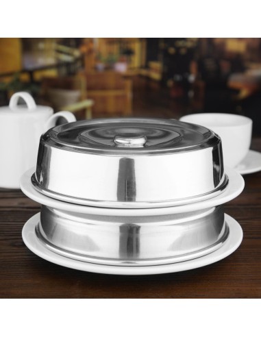 Couvre-assiette en aluminium Vogue 20 cm