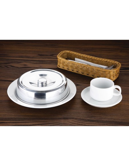 Couvre-assiette en aluminium Vogue 20 cm