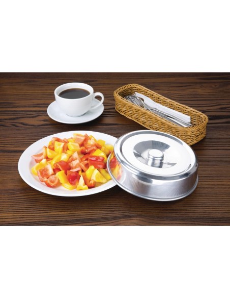 Couvre-assiette en aluminium Vogue 20 cm
