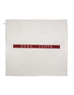 Torchon antichaleur Vogue 86x81 cm - Lin & Coton rouge