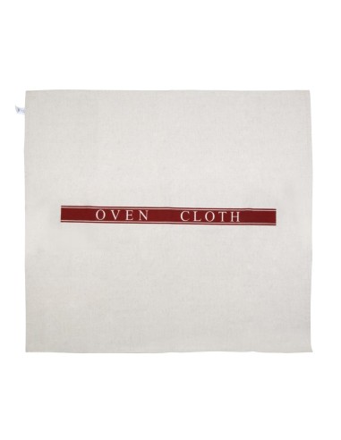 Torchon antichaleur Vogue 86x81 cm - Lin & Coton rouge