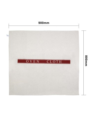 Torchon antichaleur Vogue 86x81 cm - Lin & Coton rouge