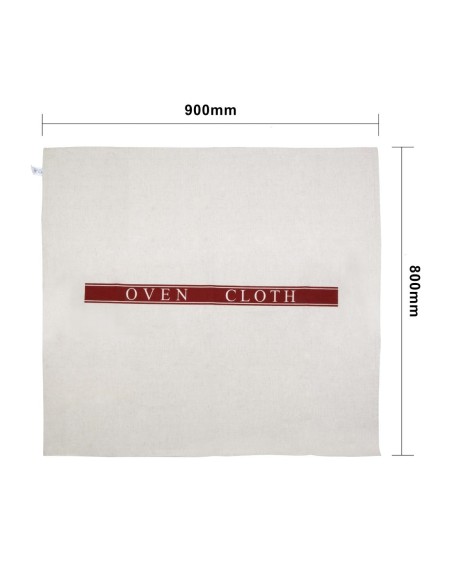 Torchon antichaleur Vogue 86x81 cm - Lin & Coton rouge
