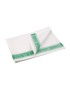 Essuie-verres Vogue verts - 76x51 cm, lin/coton