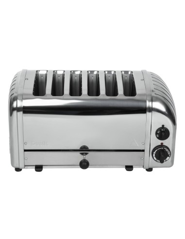 Grille-pain 6 tranches inox Vario Dualit 60165