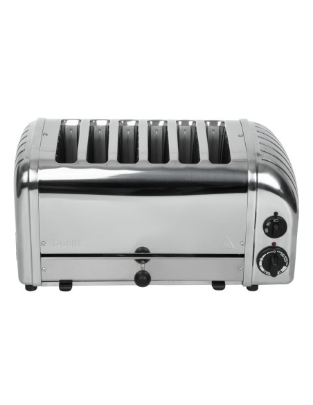 Grille-pain 6 tranches inox Vario Dualit 60165