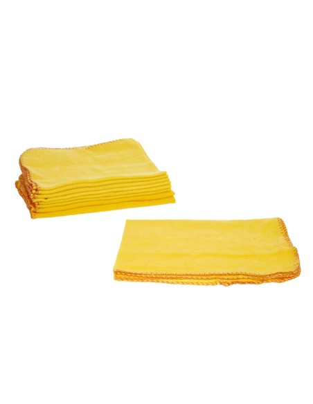 Chiffons à poussière Jantex - Lot de 10 jaunes