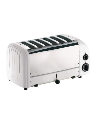 Grille-pain 6 tranches blanc Dualit Vario 60146