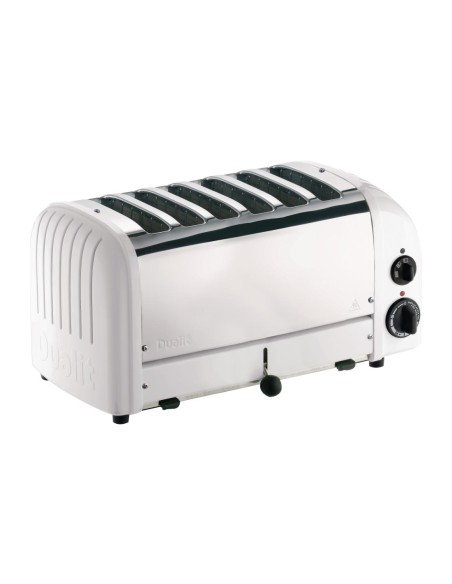 Grille-pain 6 tranches blanc Dualit Vario 60146