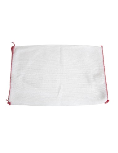 Lavettes blanchies Jantex rouge - Lot de 10