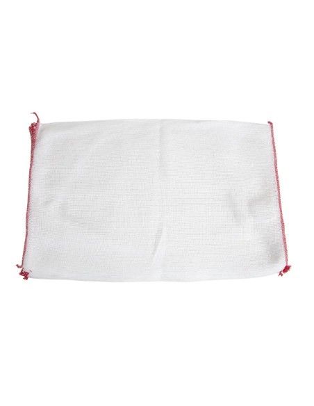 Lavettes blanchies Jantex rouge - Lot de 10
