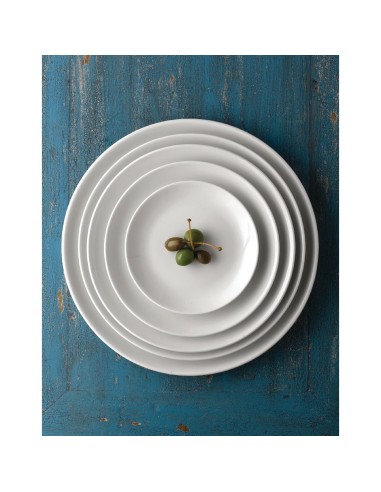 Assiettes rondes Churchill Evolve White 165mm - lot de 12