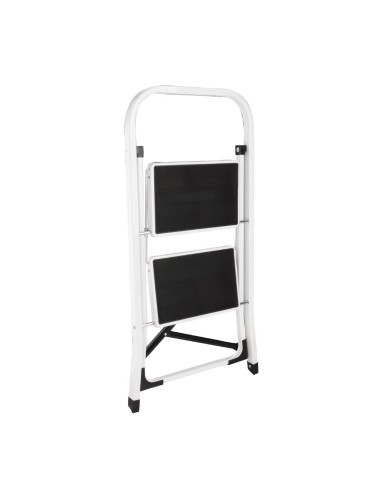 Escabeau pliant Vogue 2 marches - 150kg - Blanc