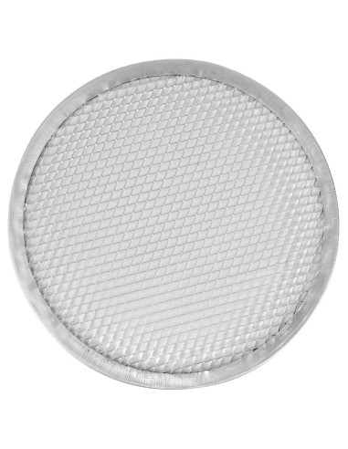 Grille à pizza Vogue 23 cm en aluminium - cuisson uniforme