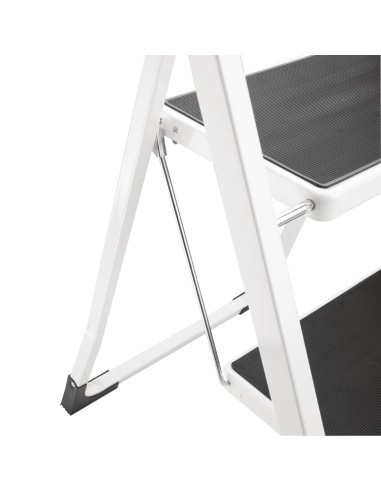 Escabeau pliant Vogue 2 marches - 150kg - Blanc