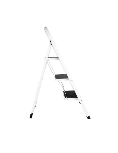 Escabeau pliant Vogue 3 marches - 150 kg - Blanc