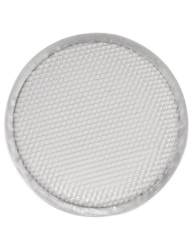 Grille à pizza Vogue 35 cm en aluminium - cuisson uniforme