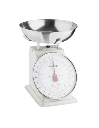 Balance de cuisine Vogue 10kg - blanche et inox