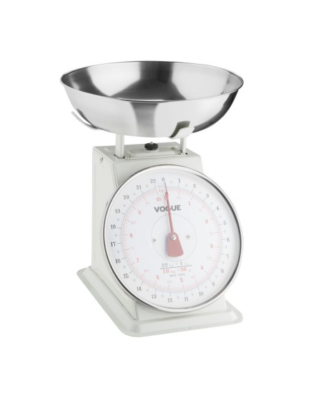 Balance de cuisine Vogue 10kg - blanche et inox