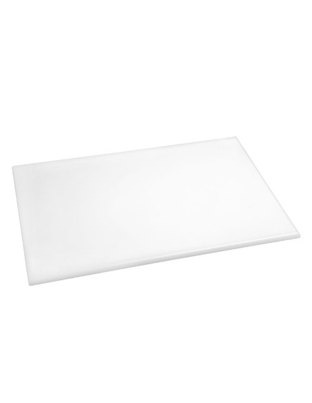Planche à découper anti-bactérienne Hygiplas blanche - 12x455x305 mm