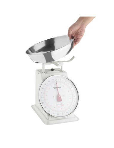 Balance de cuisine Vogue 10kg - blanche et inox