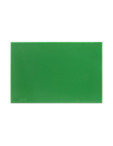 Planche à découper anti-bactérienne Hygiplas verte - 460x305 mm