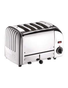Grille-pain 4 tranches inox Vario Dualit 40352 - 2,2 kW