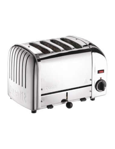 Grille-pain 4 tranches inox Vario Dualit 40352 - 2,2 kW