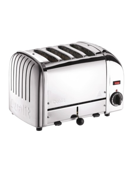 Grille-pain 4 tranches inox Vario Dualit 40352 - 2,2 kW
