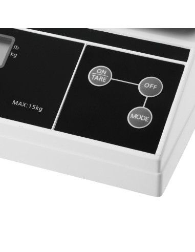 Balance électronique Vogue 15kg - inox, plateau amovible