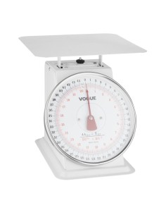 Balance à plateau Vogue 20kg - Inox blanc