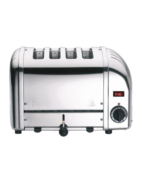 Grille-pain 4 tranches inox Vario Dualit 40352 - 2,2 kW