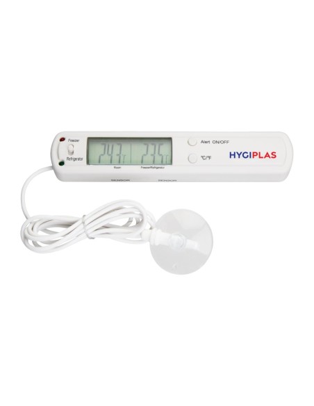 Thermomètre réfrigérateur et congélateur Hygiplas - Alarme réglable