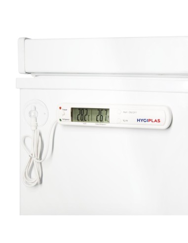 Thermomètre réfrigérateur et congélateur Hygiplas - Alarme réglable