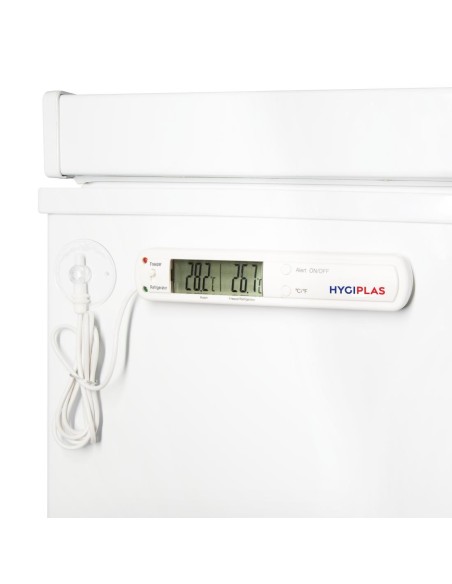 Thermomètre réfrigérateur et congélateur Hygiplas - Alarme réglable
