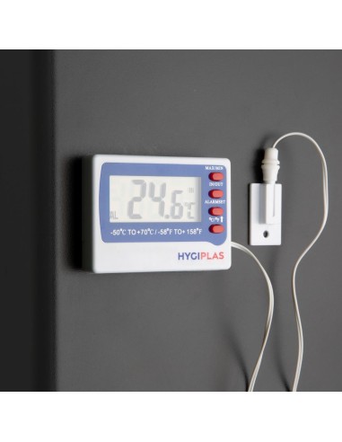 Thermomètre numérique Hygiplas - Réfrigérateur & congélateur