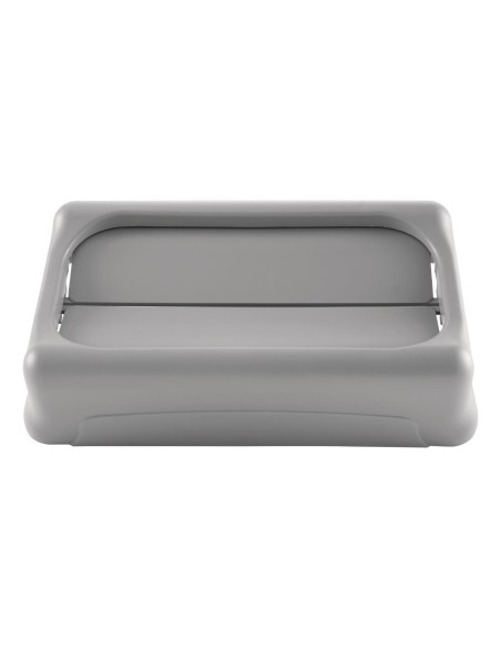 Couvercle basculant gris Rubbermaid - Slim Jim 60/87 L