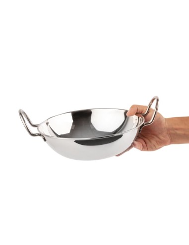 Grand plat Balti Olympia 241mm - Acier inoxydable