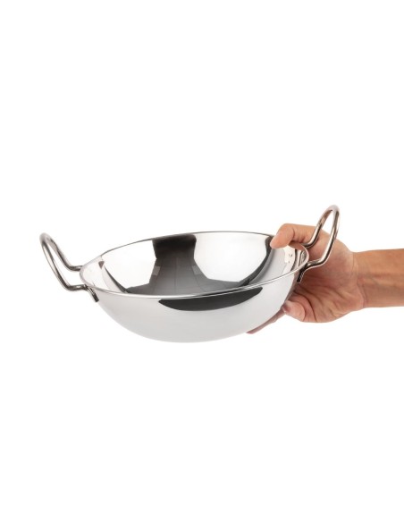 Grand plat Balti Olympia 241mm - Acier inoxydable