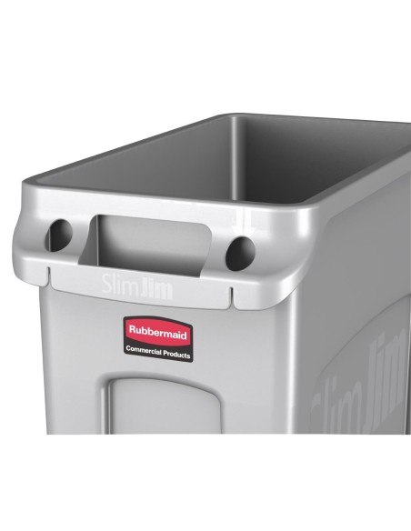 Collecteur Slim Jim Rubbermaid 87L - Tri déchets CHR