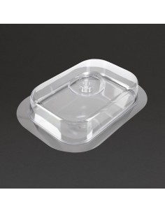 Plateau rectangulaire APS en inox - 90x420x310 mm