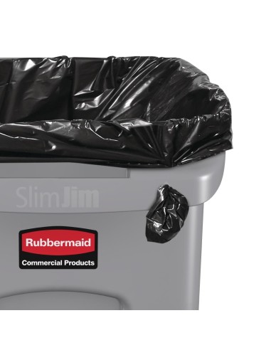 Collecteur Slim Jim Rubbermaid 87L - Tri déchets CHR