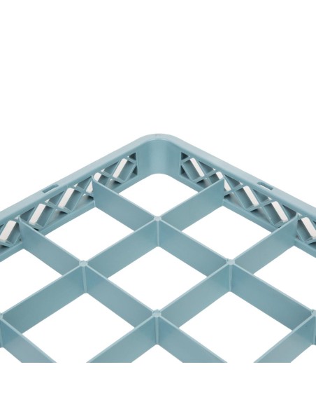 Rehausses de casiers à verres Vogue 25 compartiments - Bleu