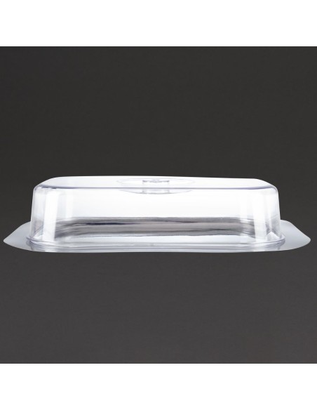 Plateau rectangulaire APS en inox - 90x420x310 mm