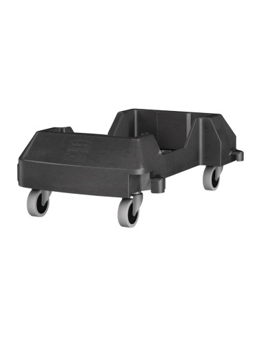 Chariot encliquetable Rubbermaid Slim Jim - Polyéthylène noir