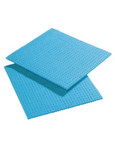 Lavettes Spongyl Spontex bleues - lot de 10