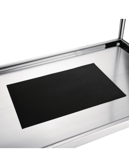 Chariot de débarrassage medium inox Vogue 3 niveaux